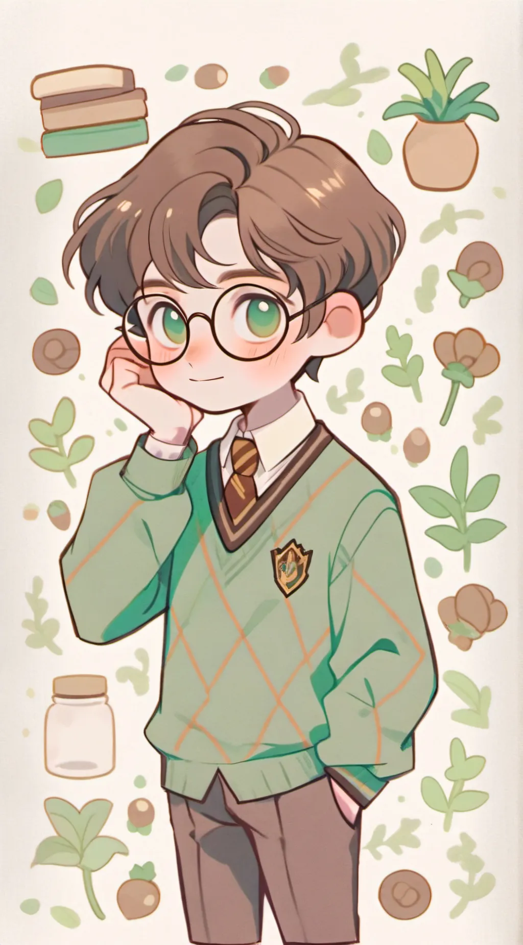 ai character: Remus lupin  background