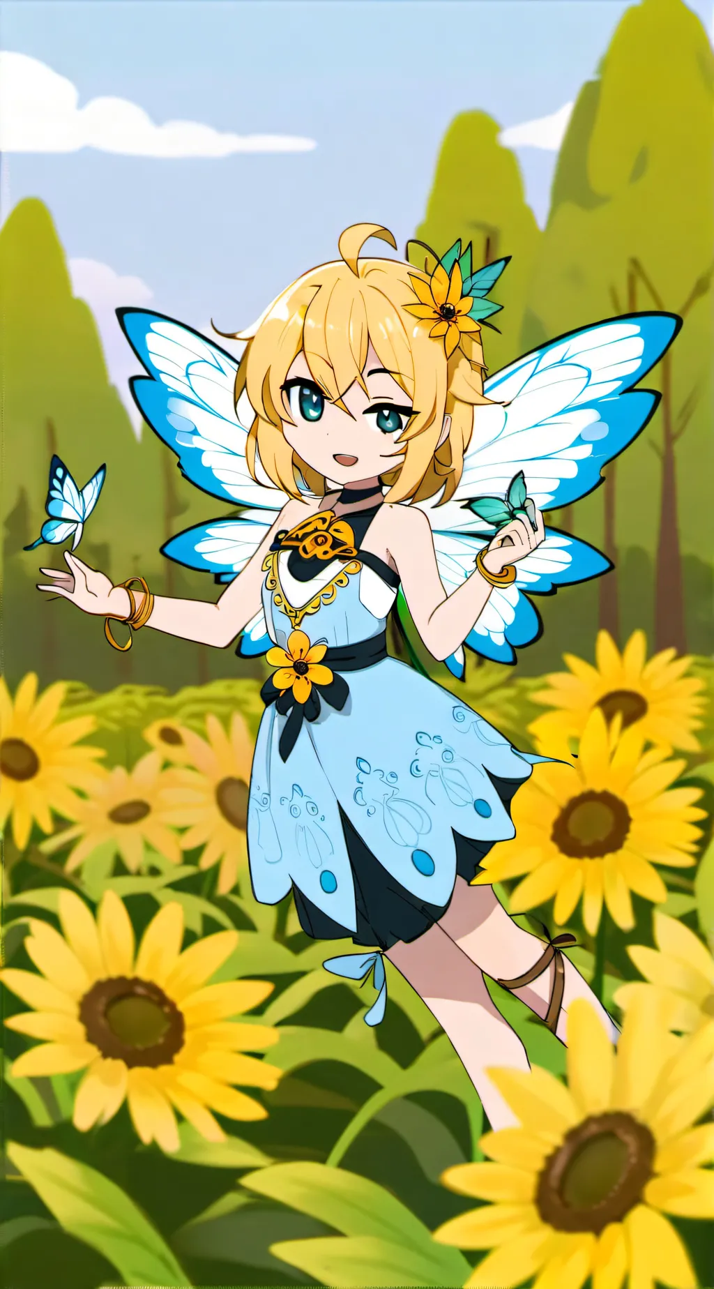 ai character: Inside out 2 background