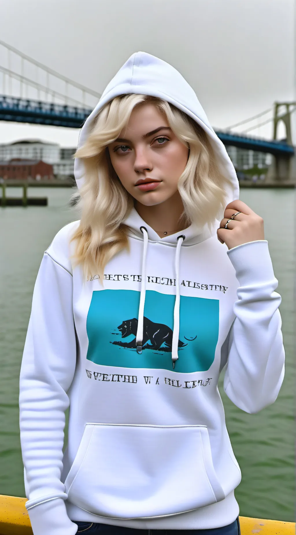 ai character: Billie eilish  background