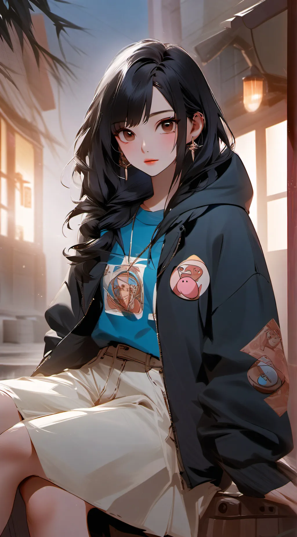 ai character: amelia background