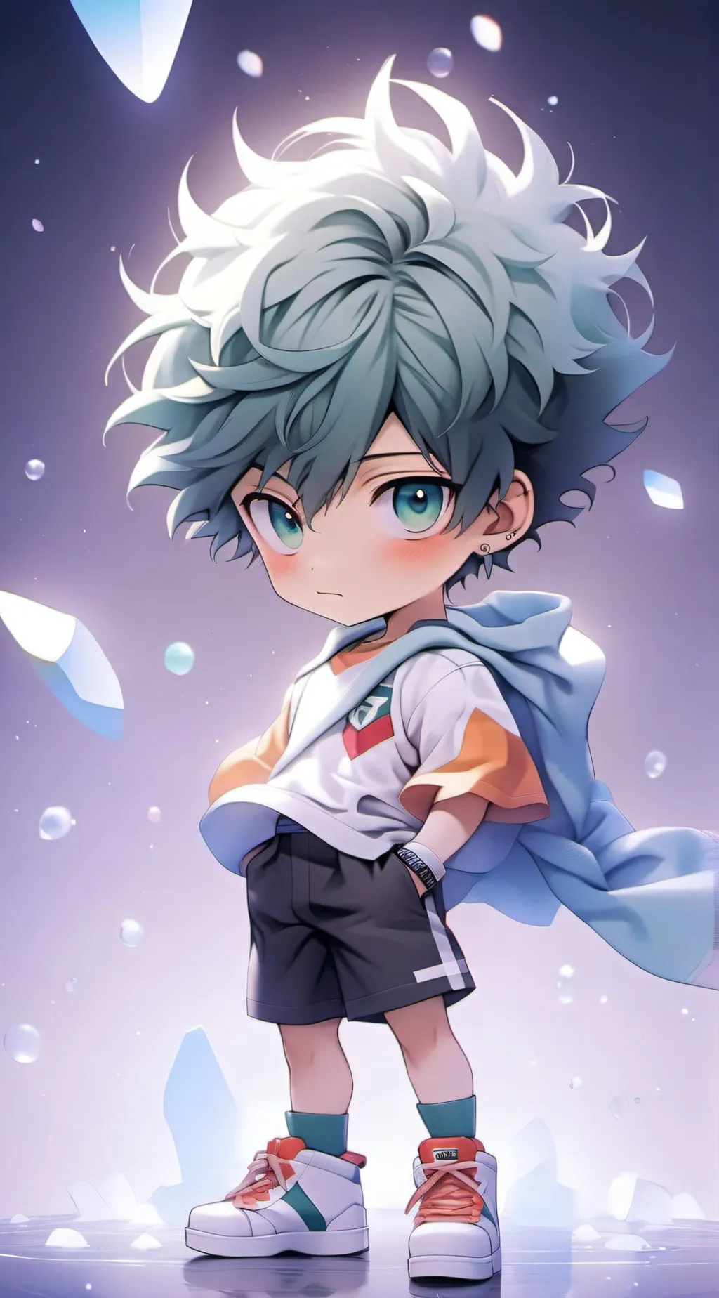 ai character: Izuku Midoriya background