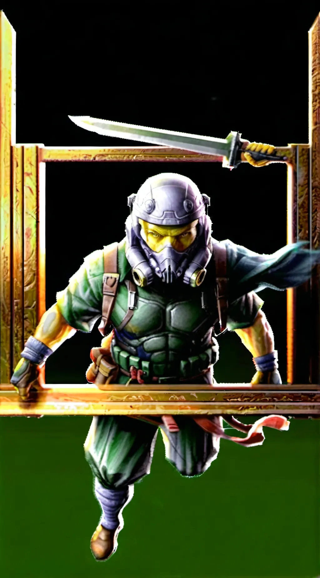 ai character: doom slayer  background