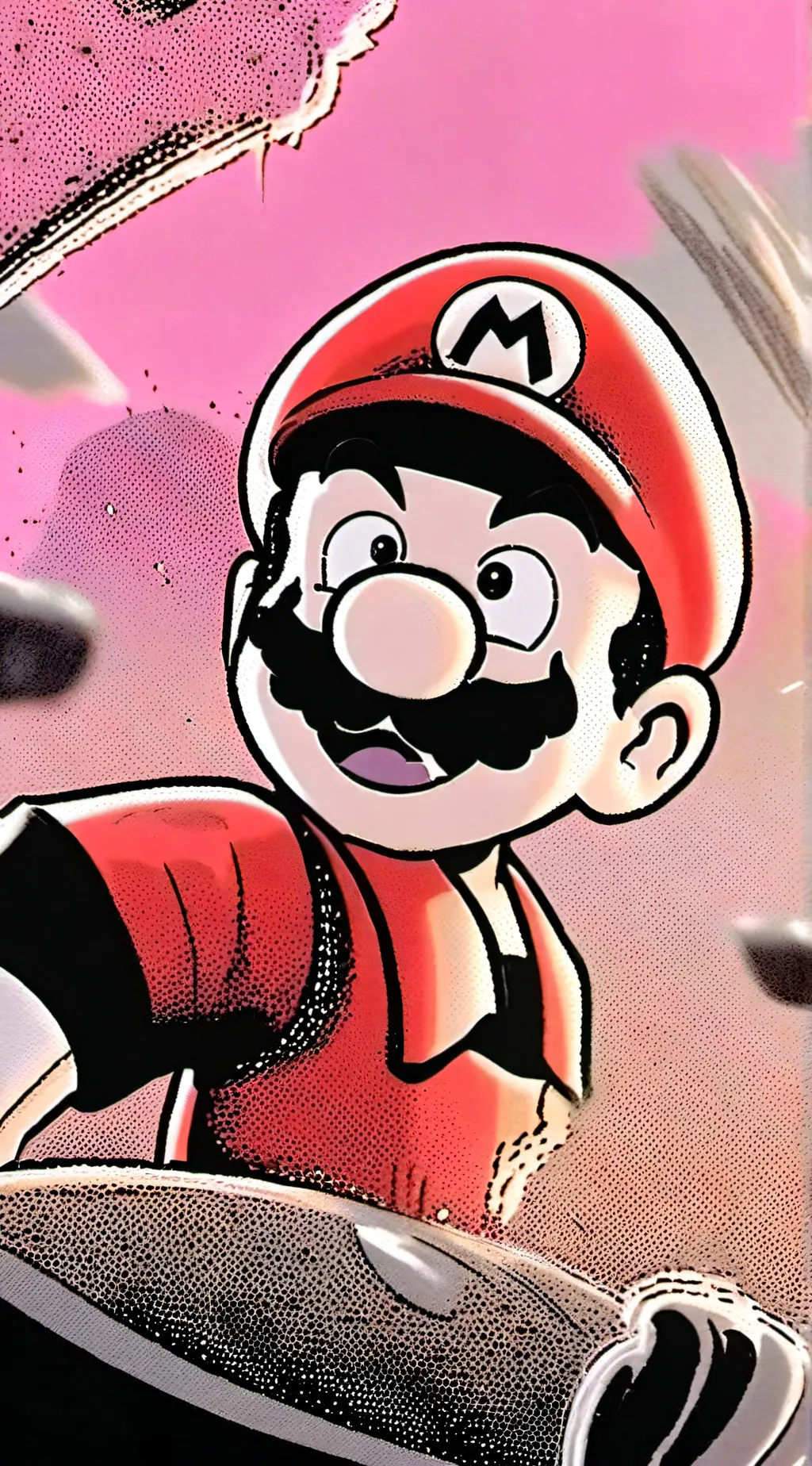 ai character: Mario background