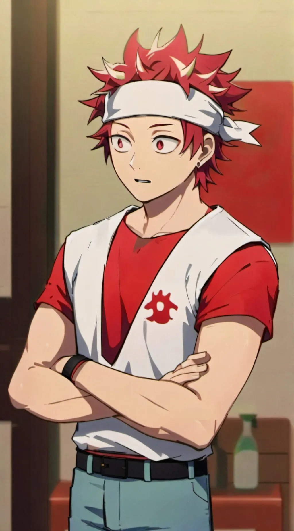 ai character: Kirishima background