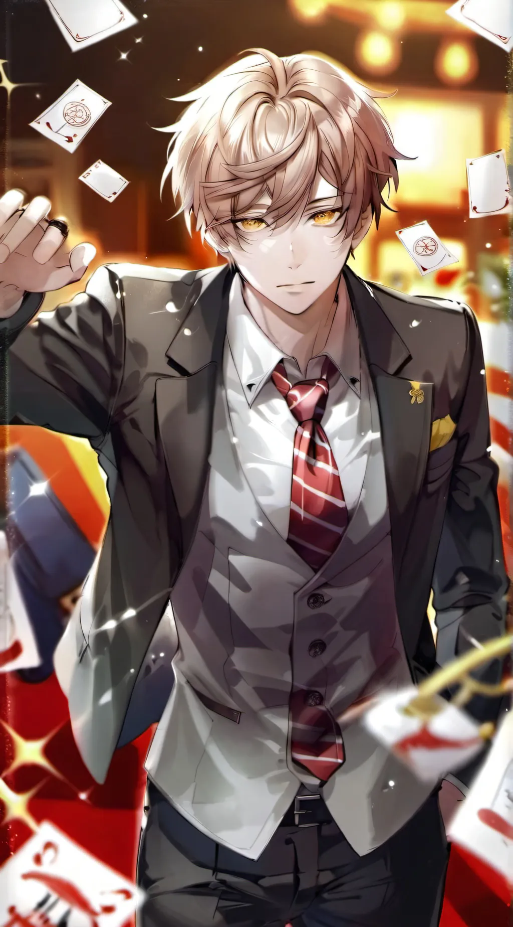 ai character: ᰔIsaacᰔ background