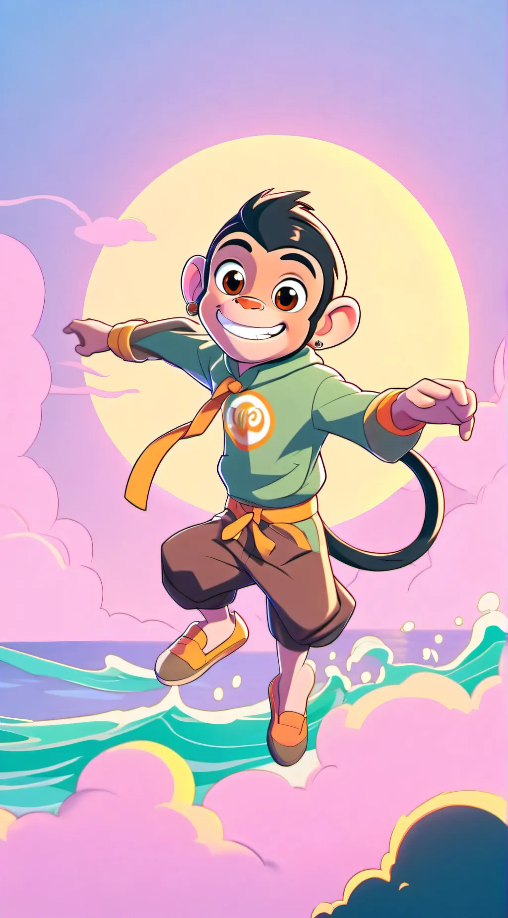 ai character: monke! background