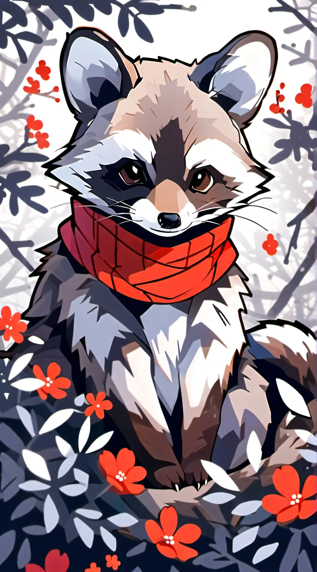 ai character: rambley t. raccoon background