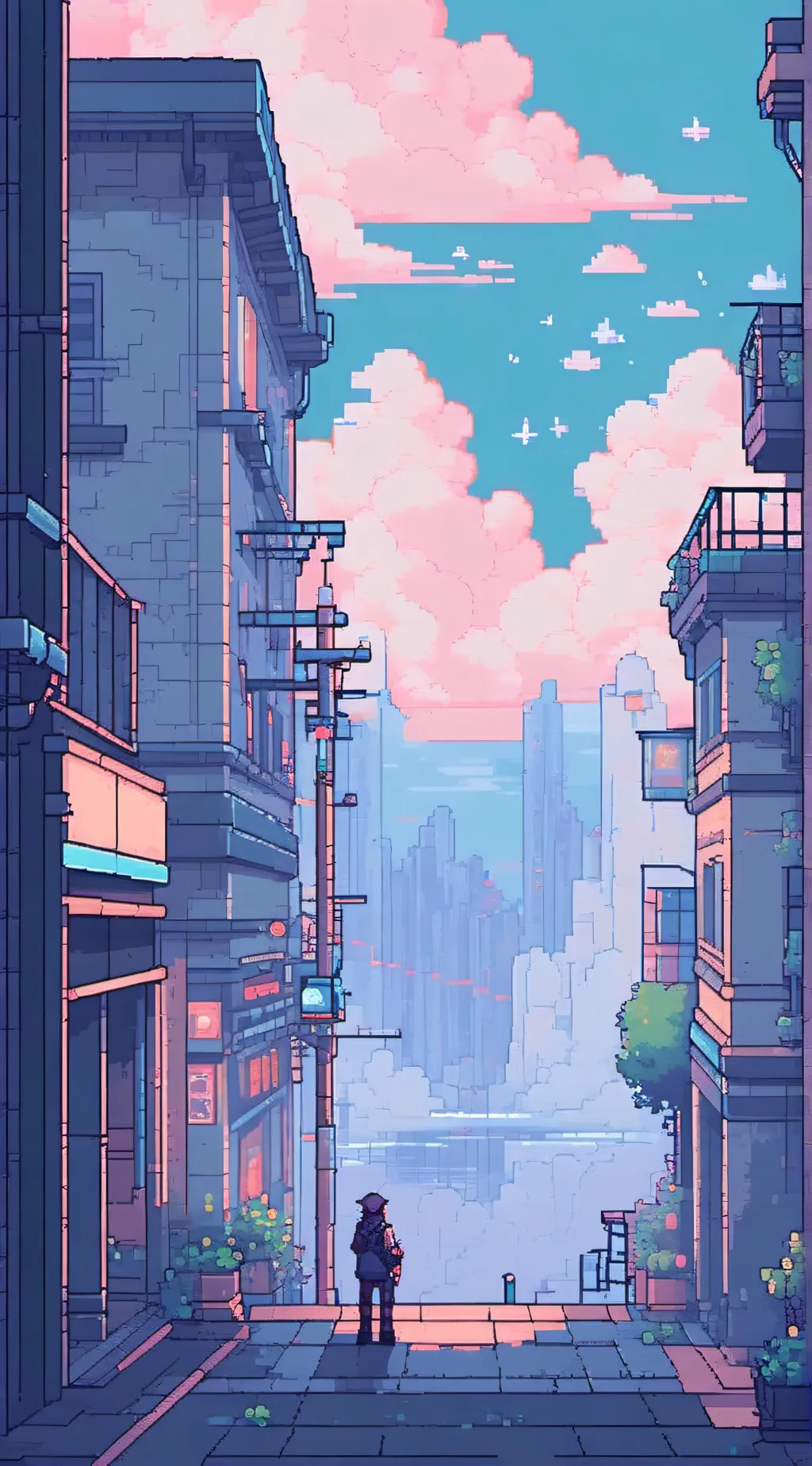 ai character: Don't click on thi background