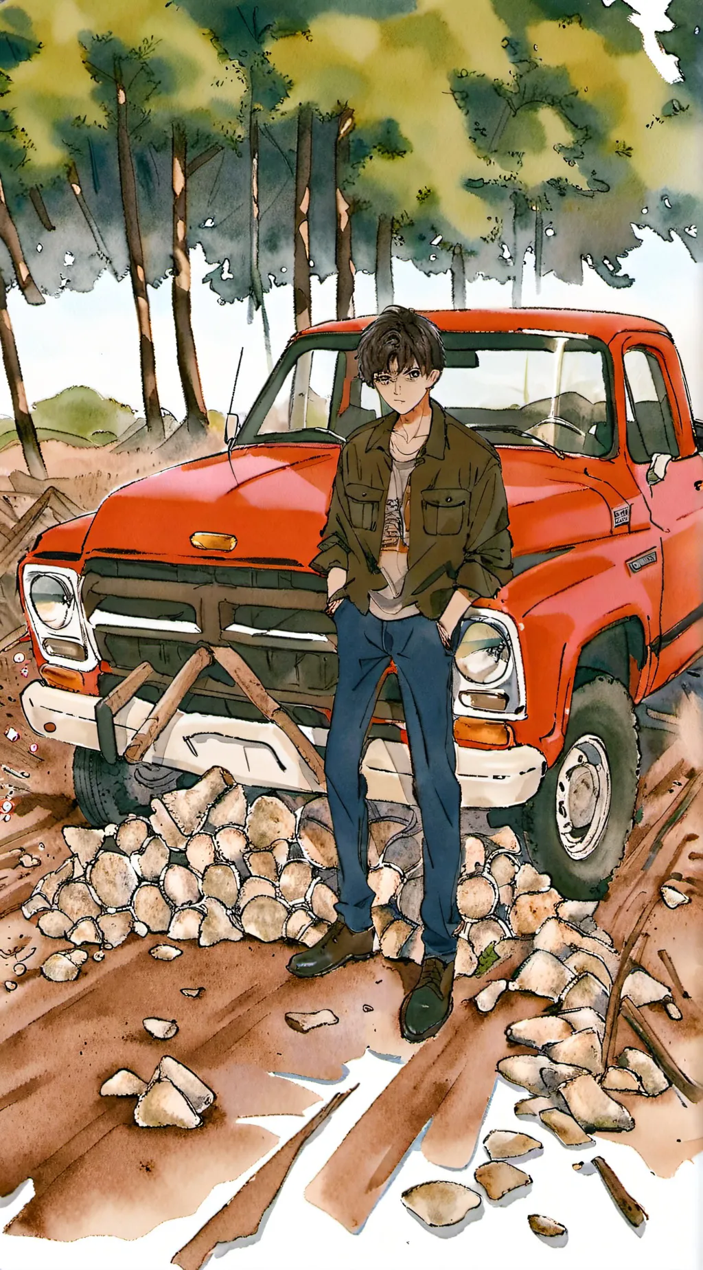 ai character: teenaged dreams background