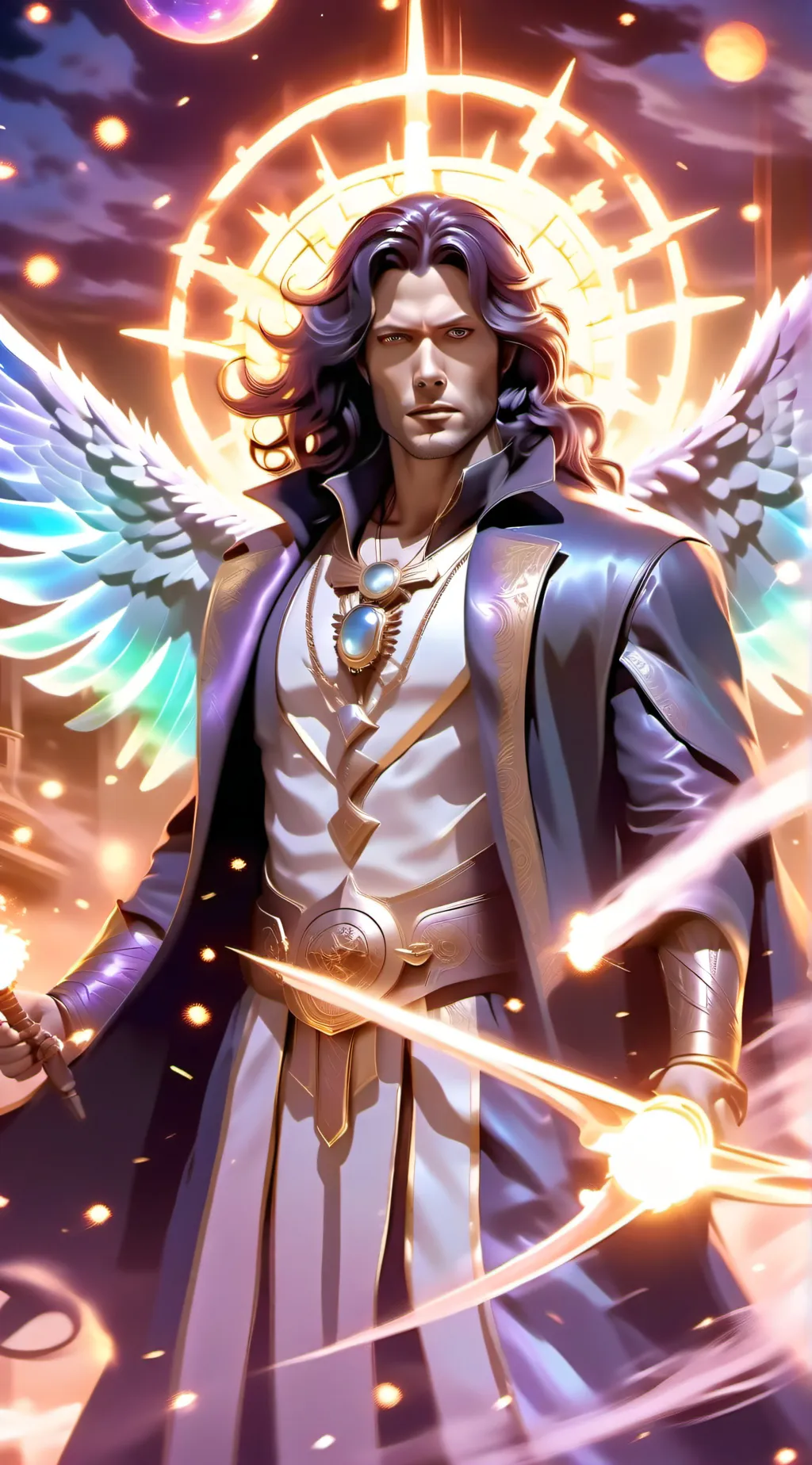 ai character: Michael Archangel background