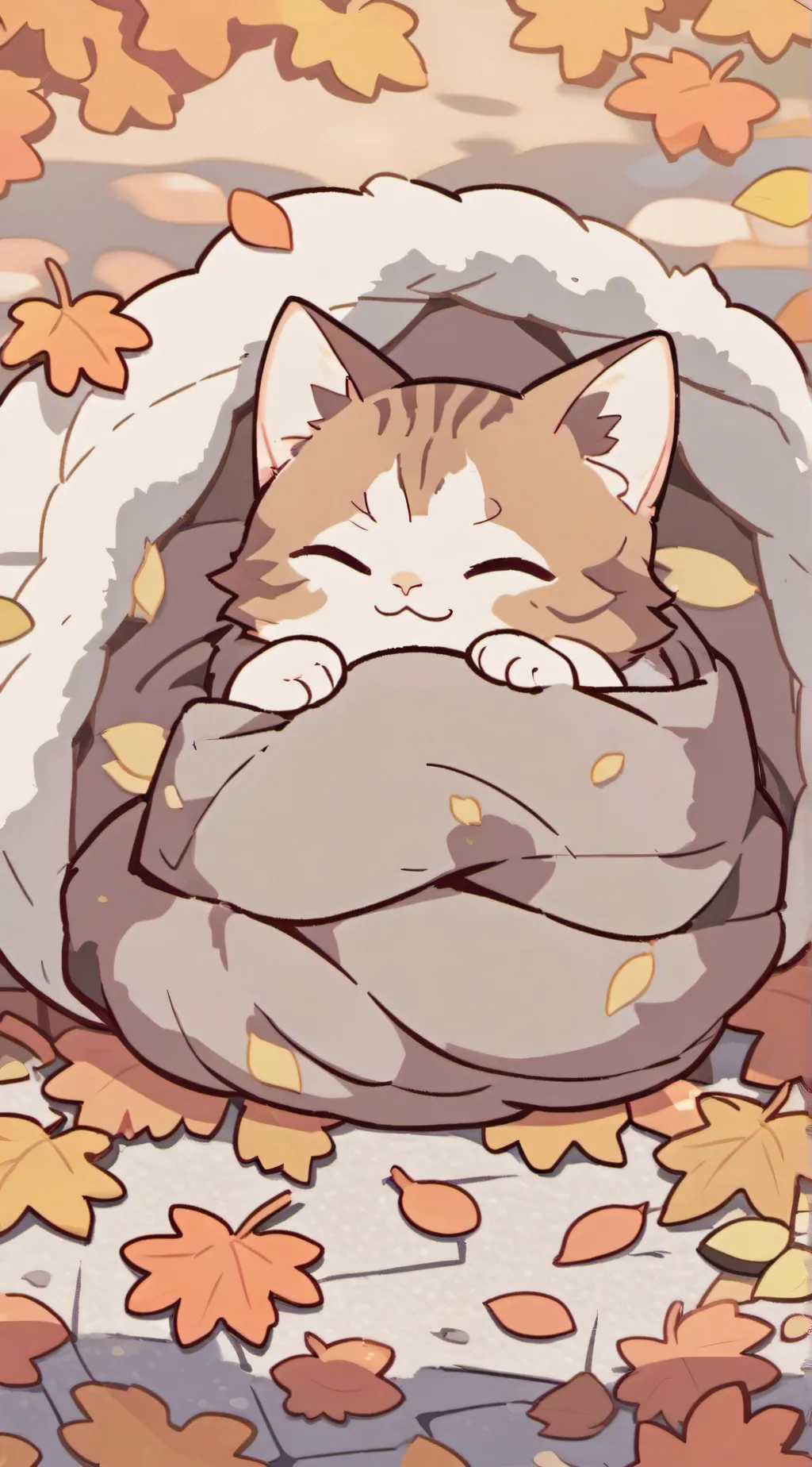 ai character: Autumn (Cat) background