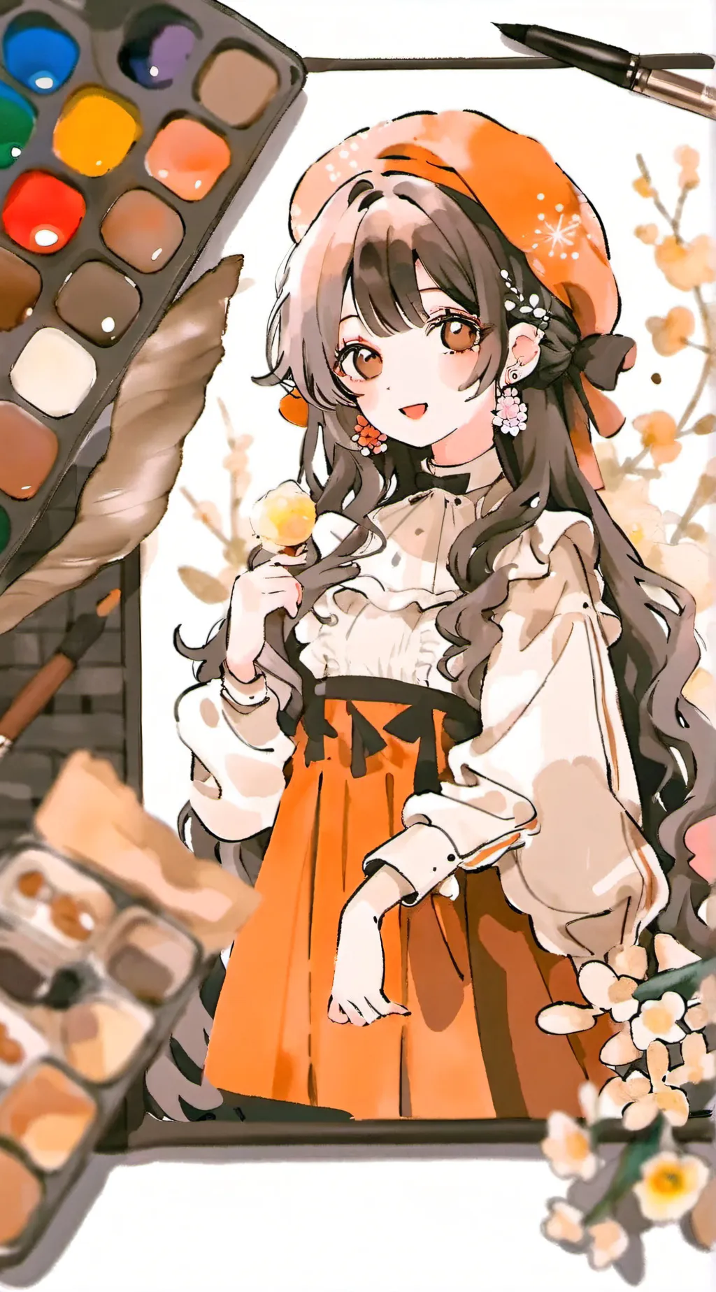 ai character: clever dog background