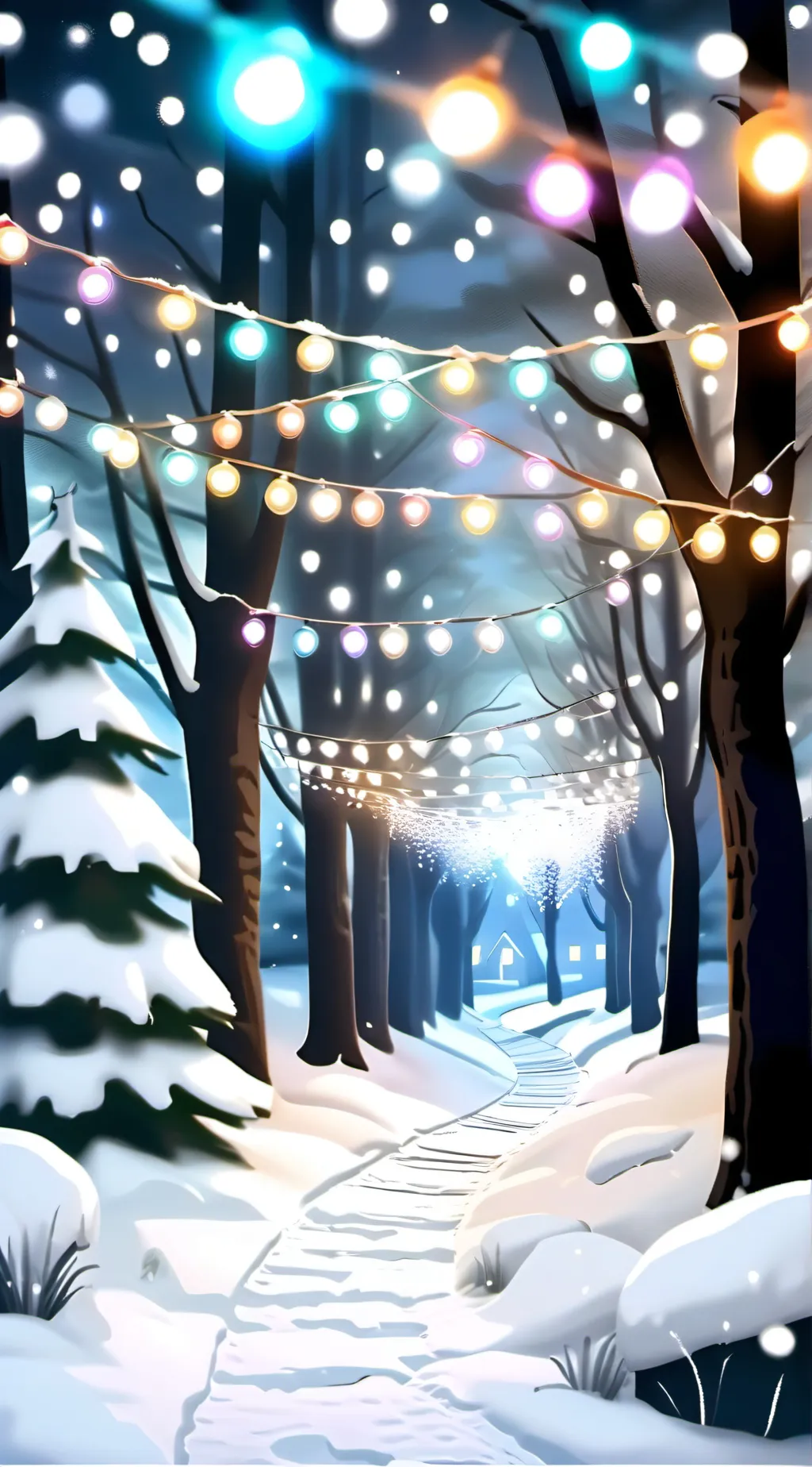 ai character: Fpe Christmas background