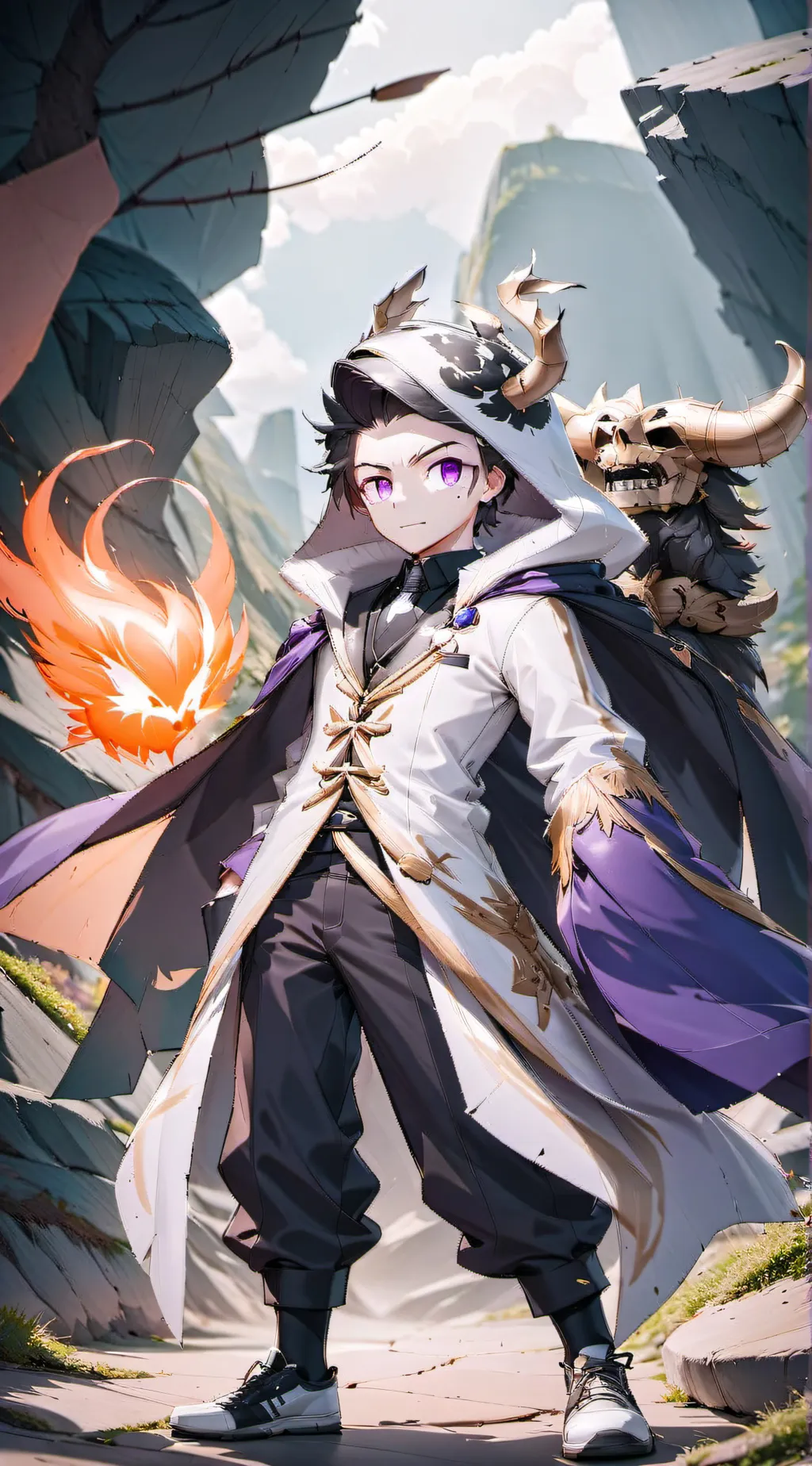 ai character: Void (SAMS OC) background