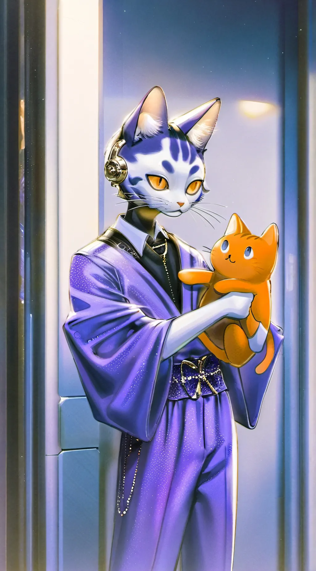 ai character: Catnap  background