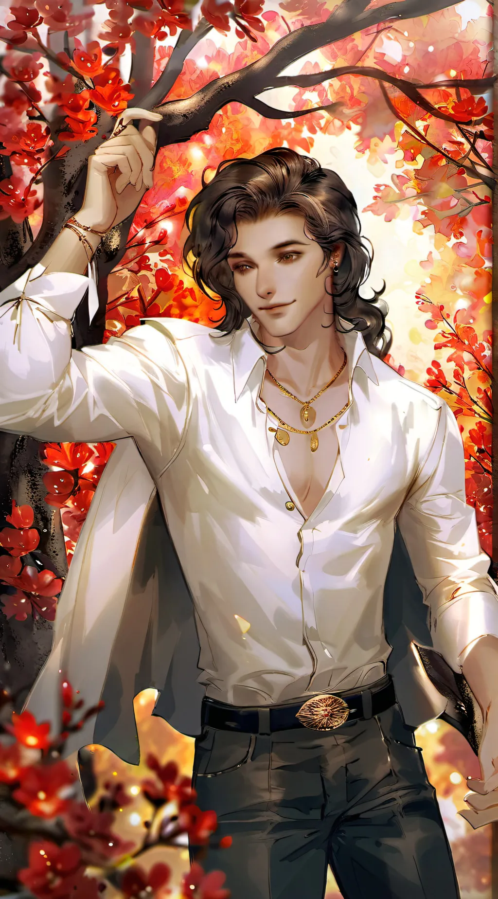 ai character: oliver samuel background