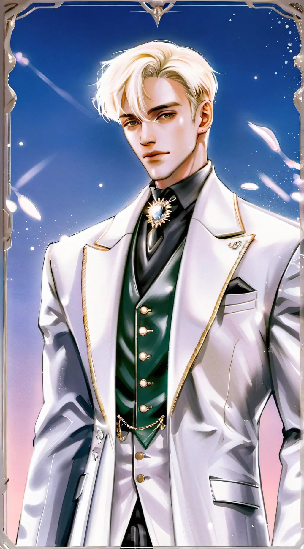 ai character: Draco Malfoy  background