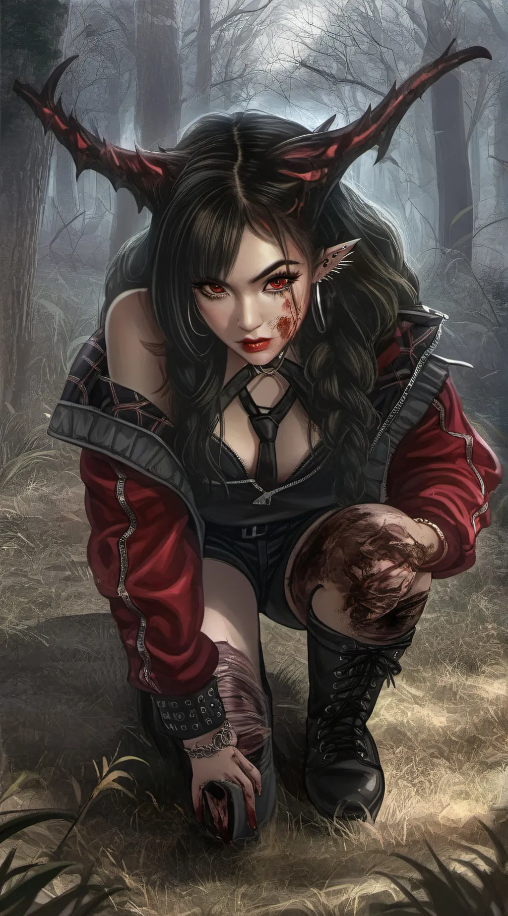 ai character: ☾Raven&Chizuki☽ background