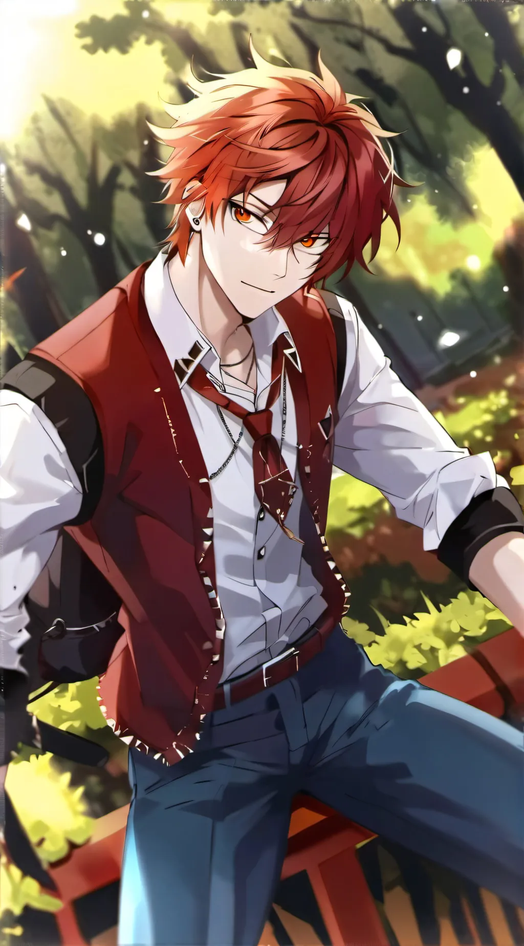 ai character: kirishma (kirideku background