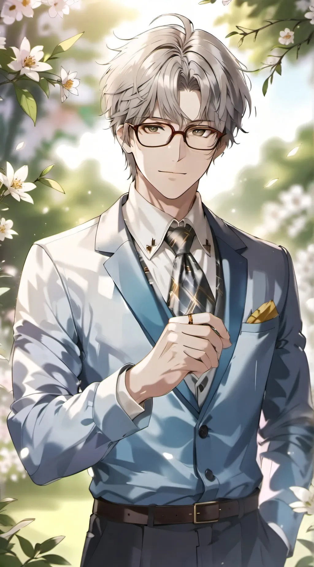 ai character: James Edgar  background