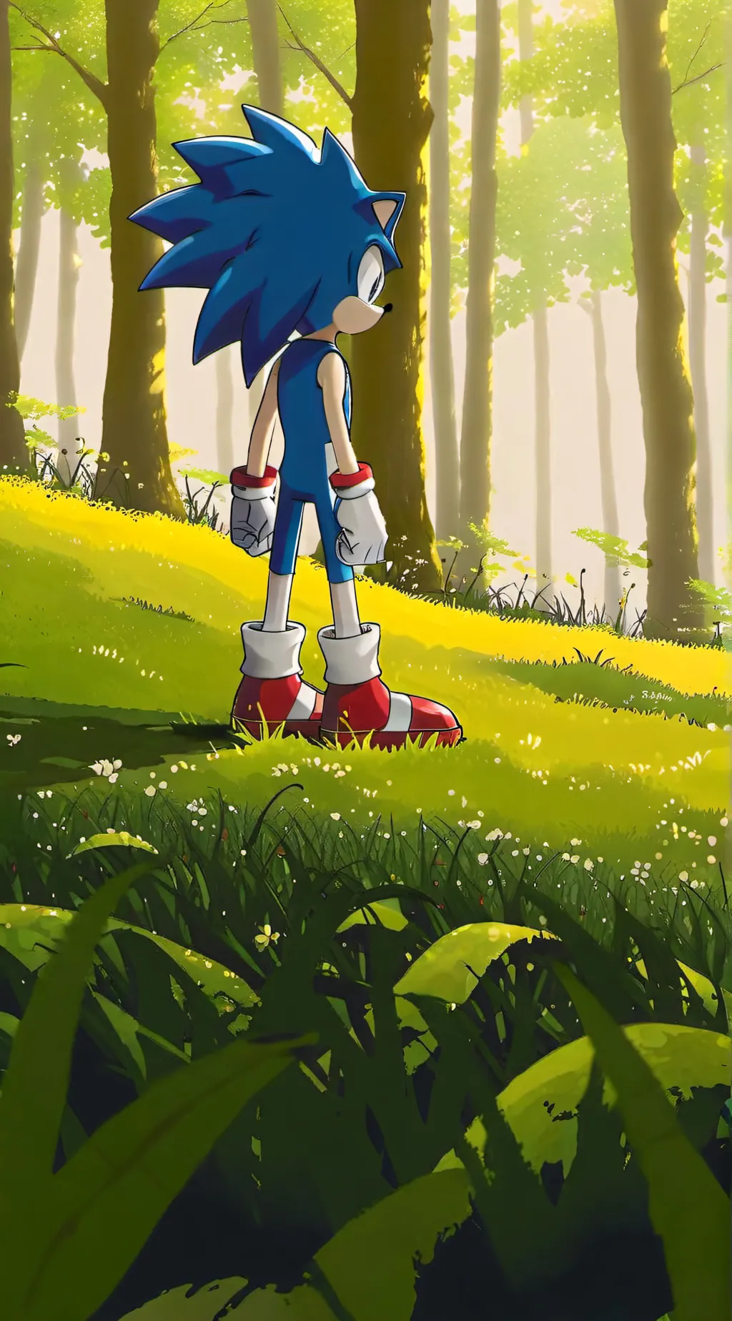 ai character: sonic background