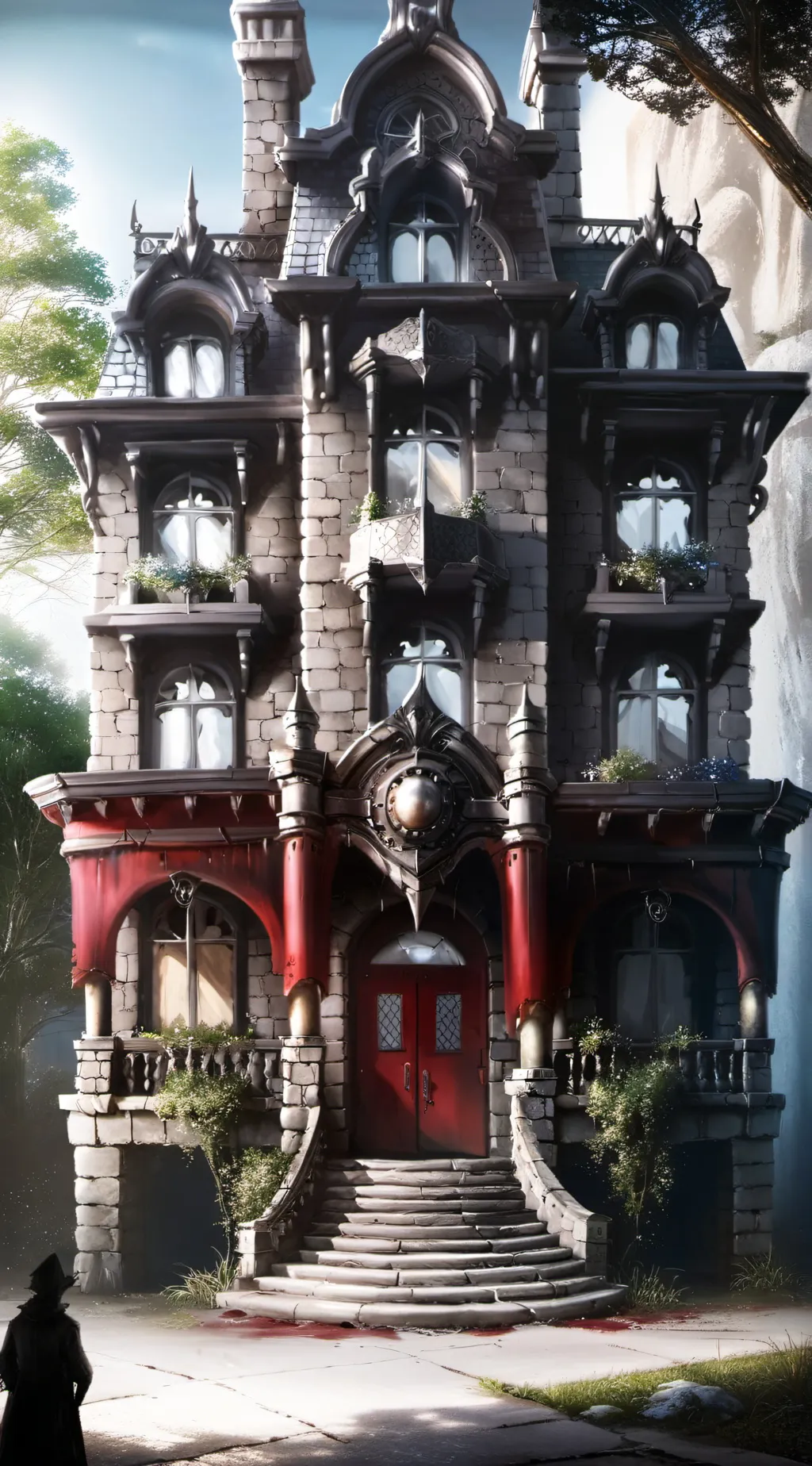 ai character: HH Fun day background