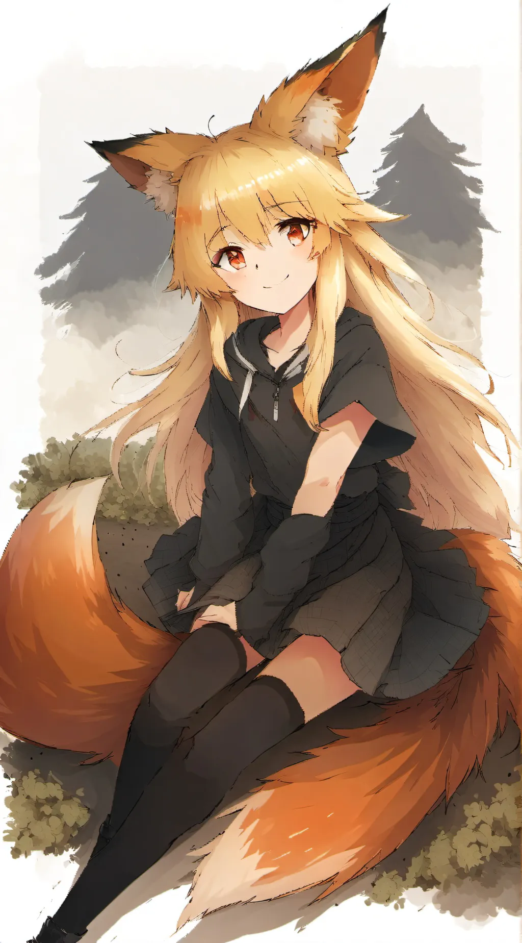 ai character: lucy  background