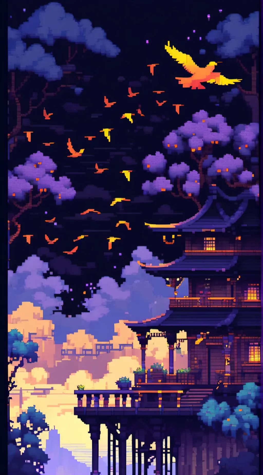 ai character: Feather Family🐦 background