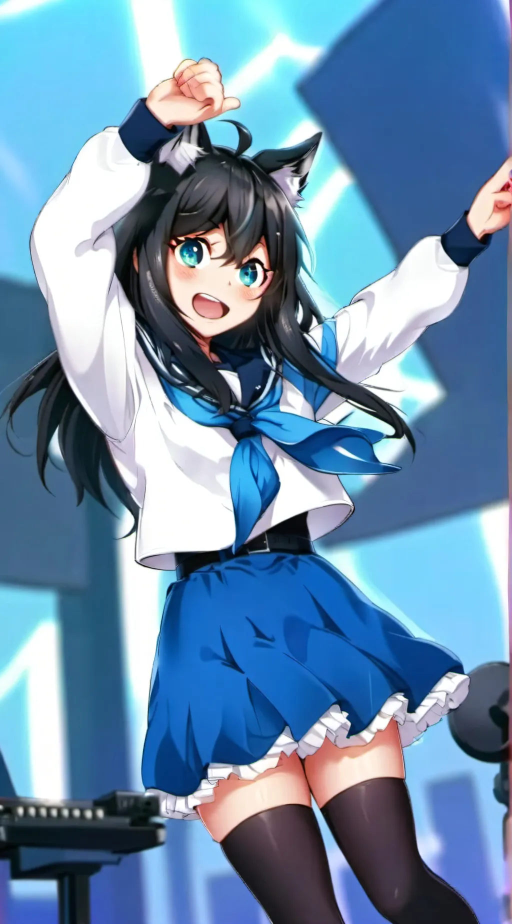 ai character: Reiko/WaffWlWolf background