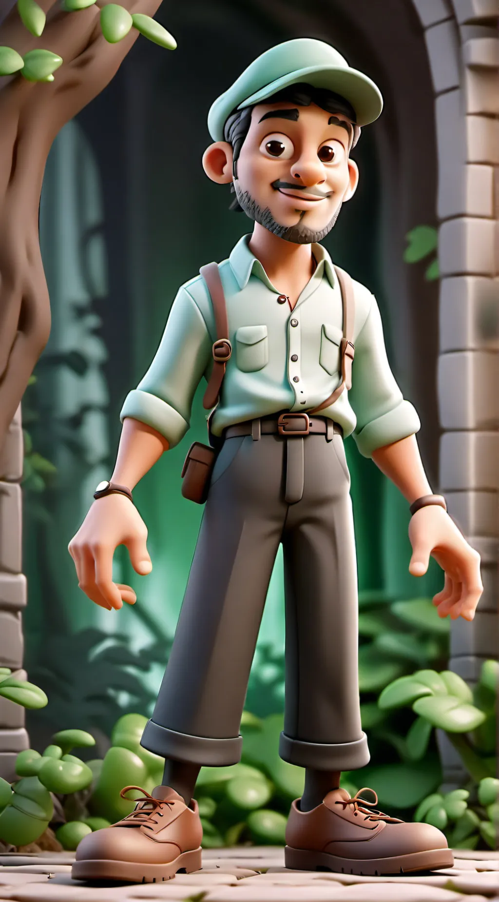 ai character: Luig background