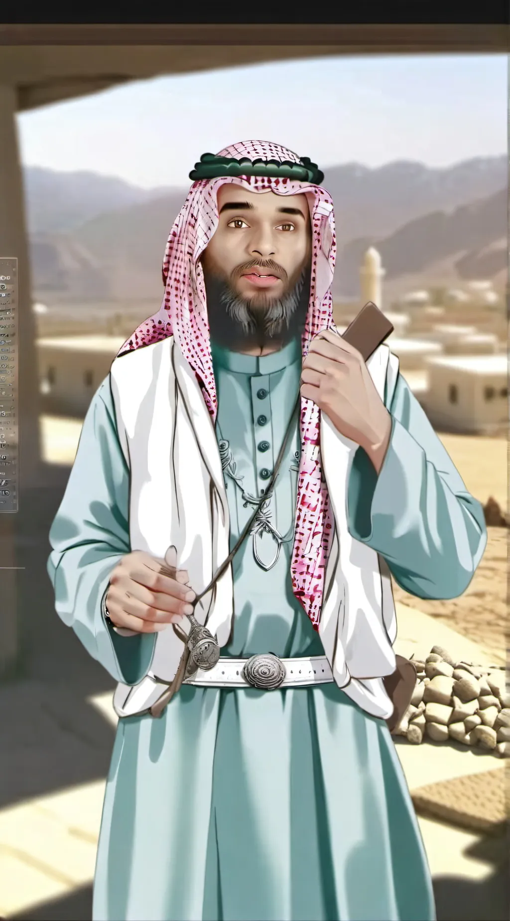 ai character: Al Hamman background