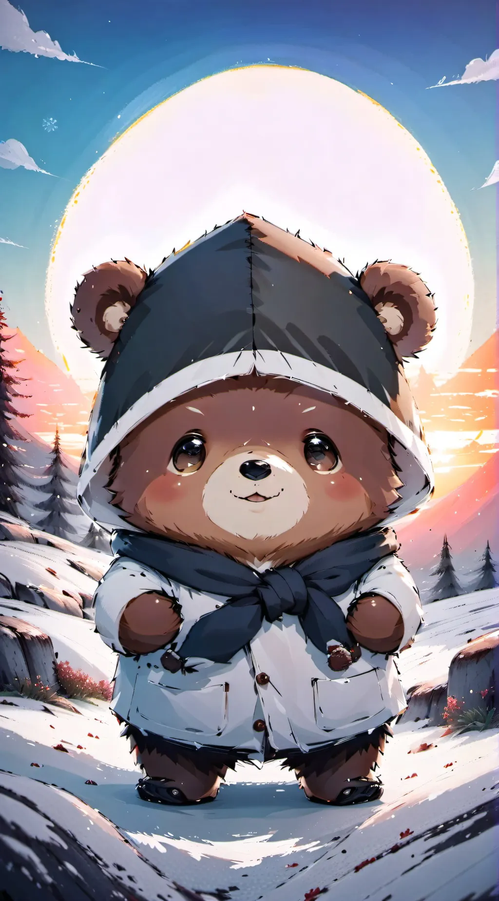 ai character: Teddy background