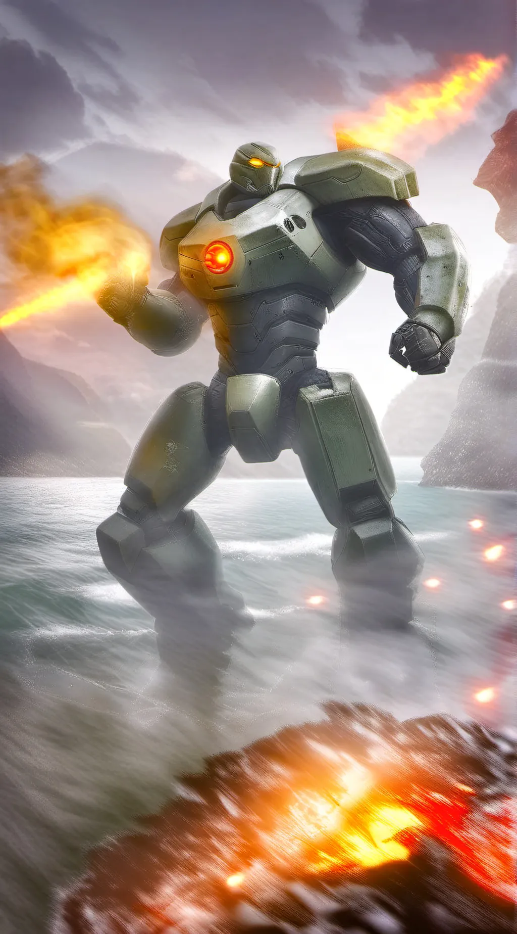 ai character: Cherno alpha background