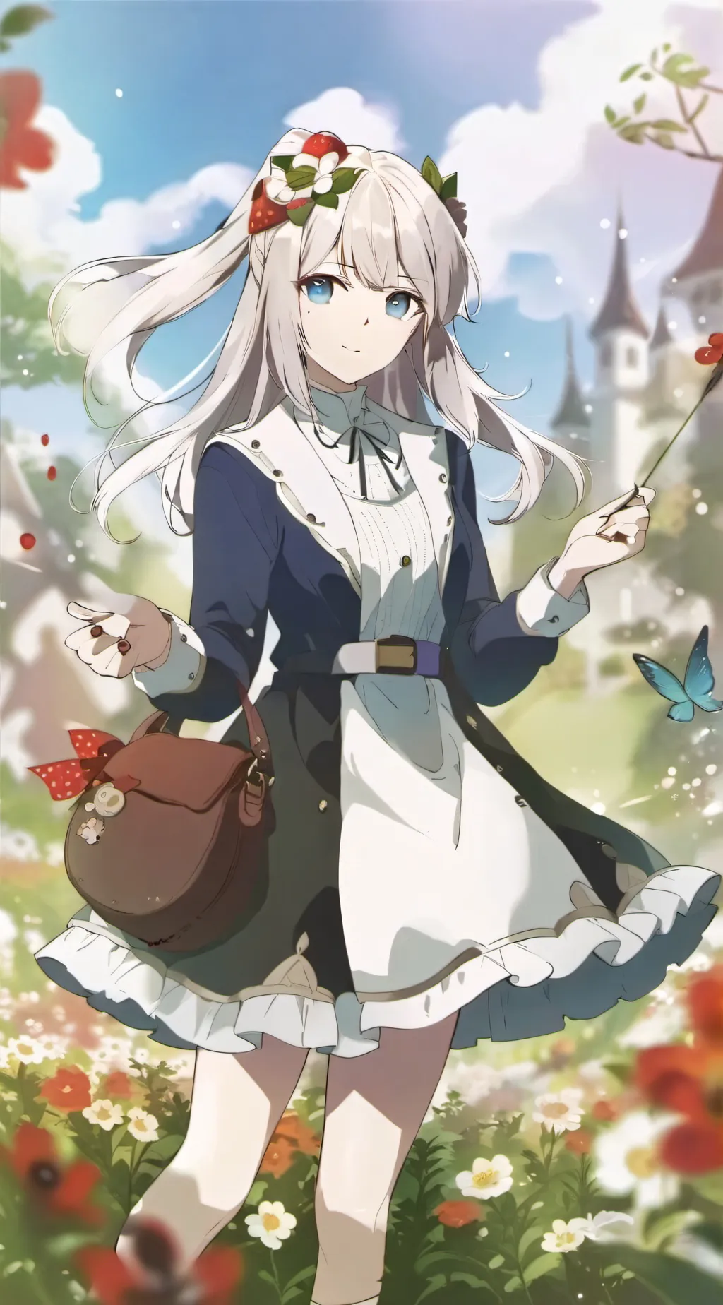 ai character: maid kiki background