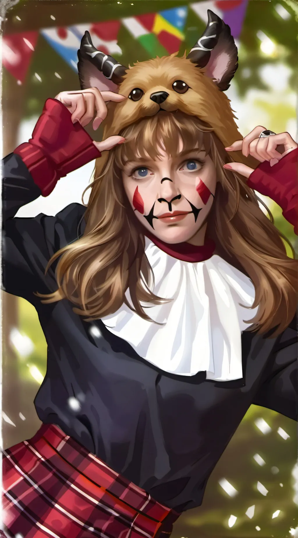 ai character: Therian Annie. background