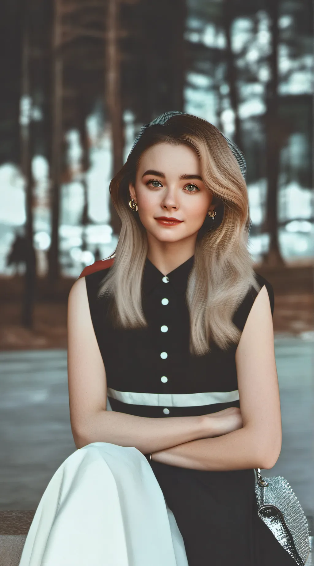 ai character: Sabina carpenter  background