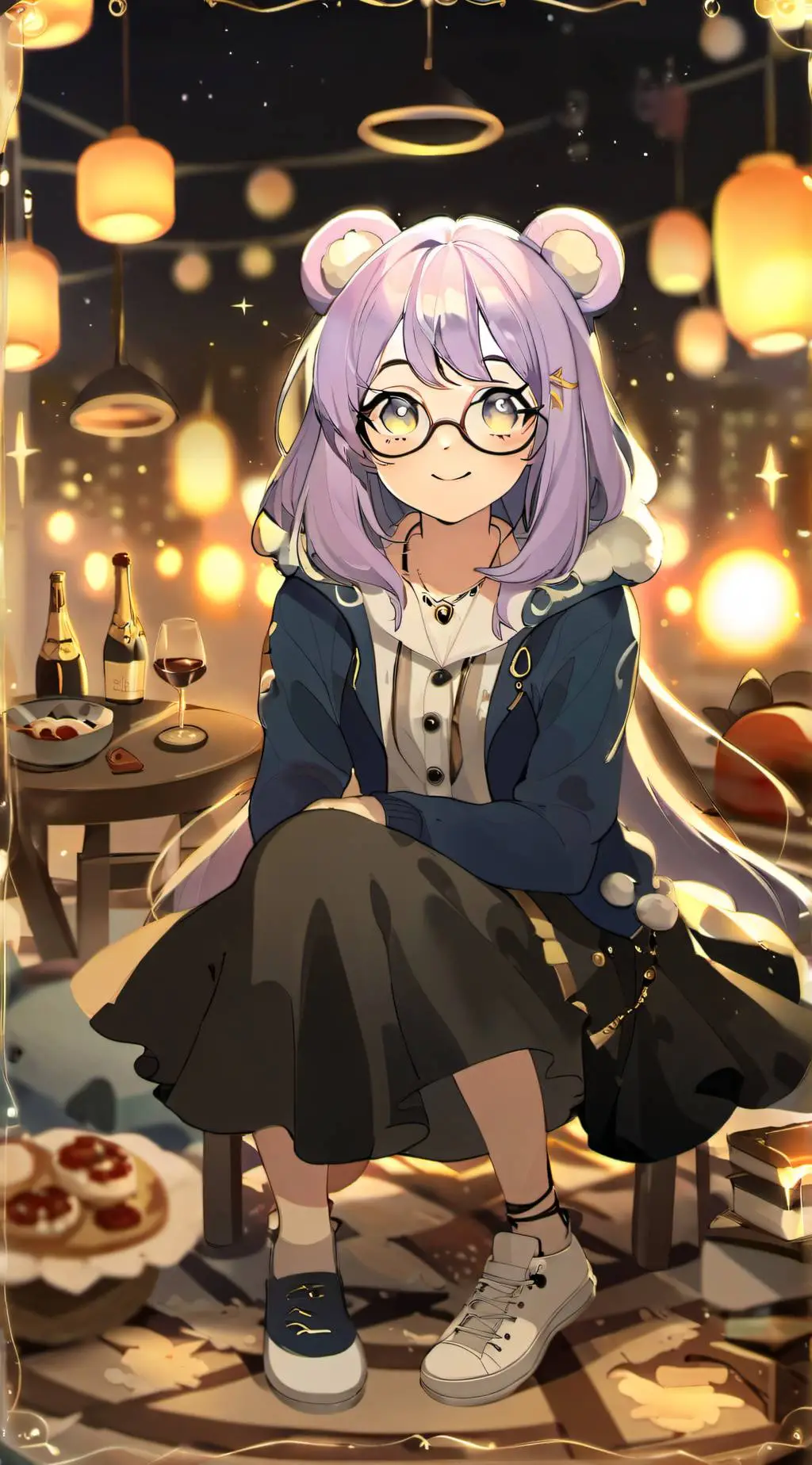 ai character: izabell background