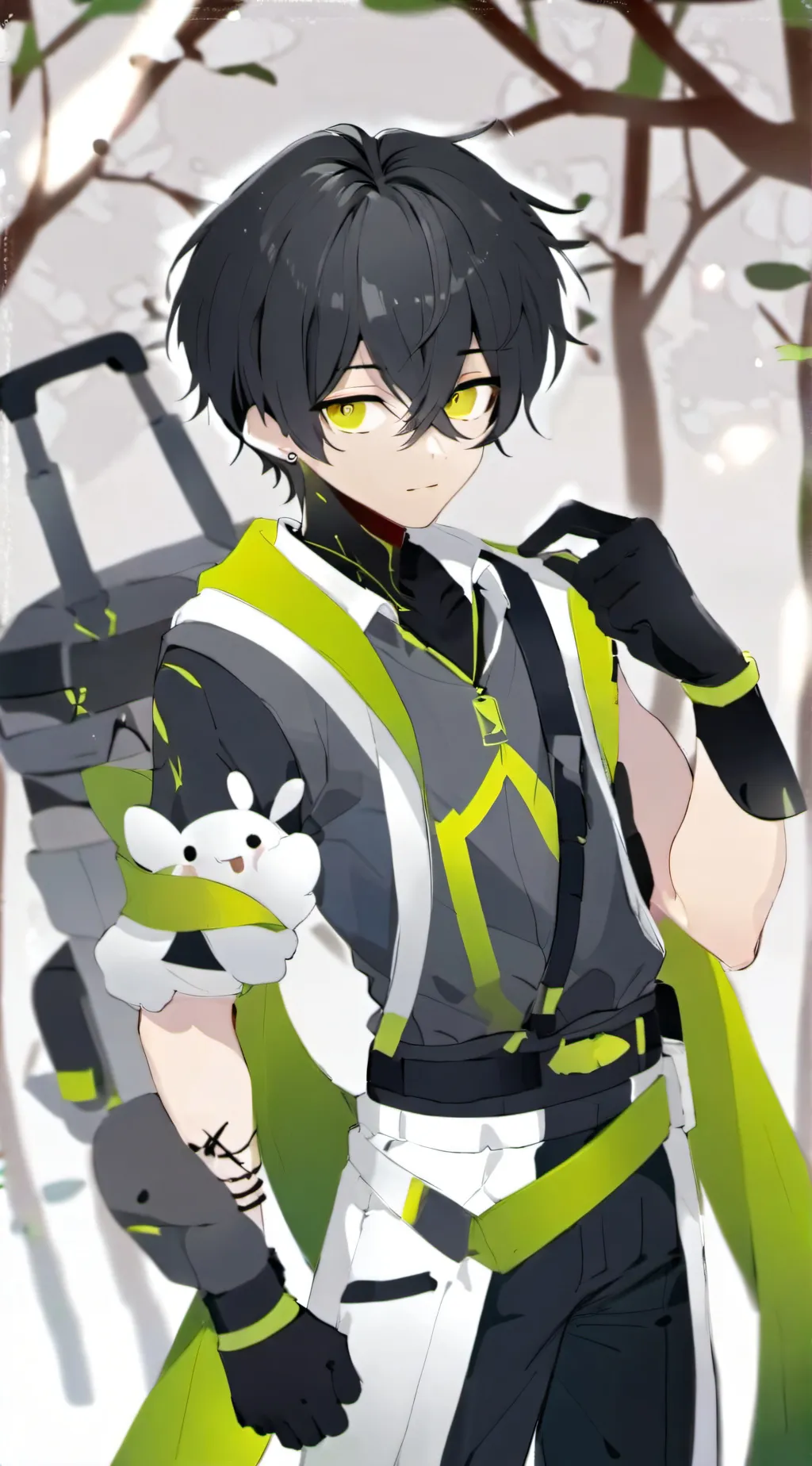 ai character: Alien background