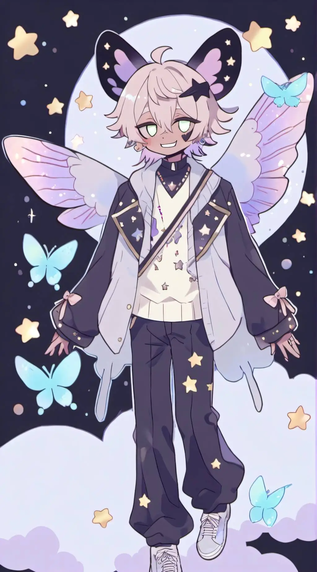 ai character: Flutter background