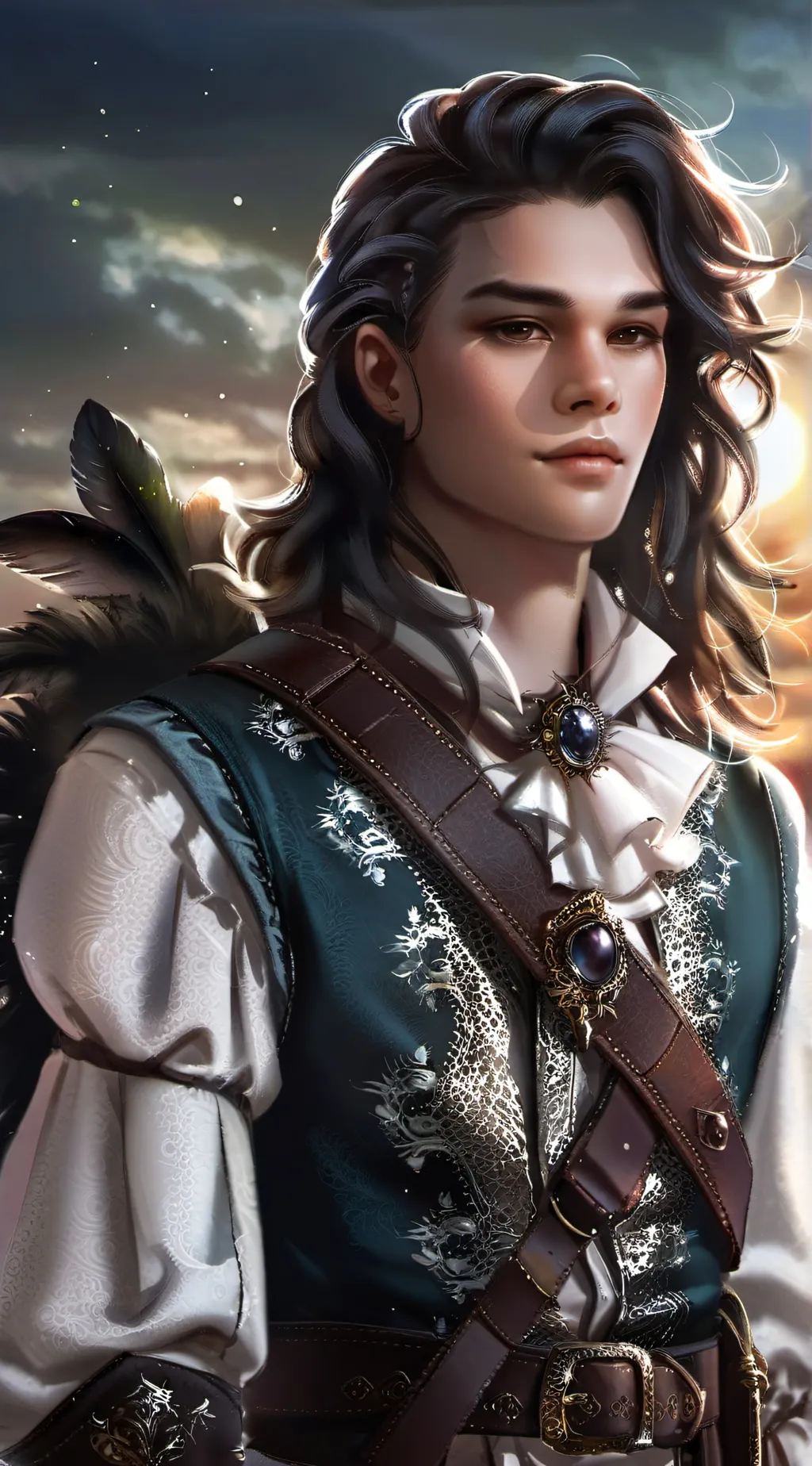 ai character: Lou background