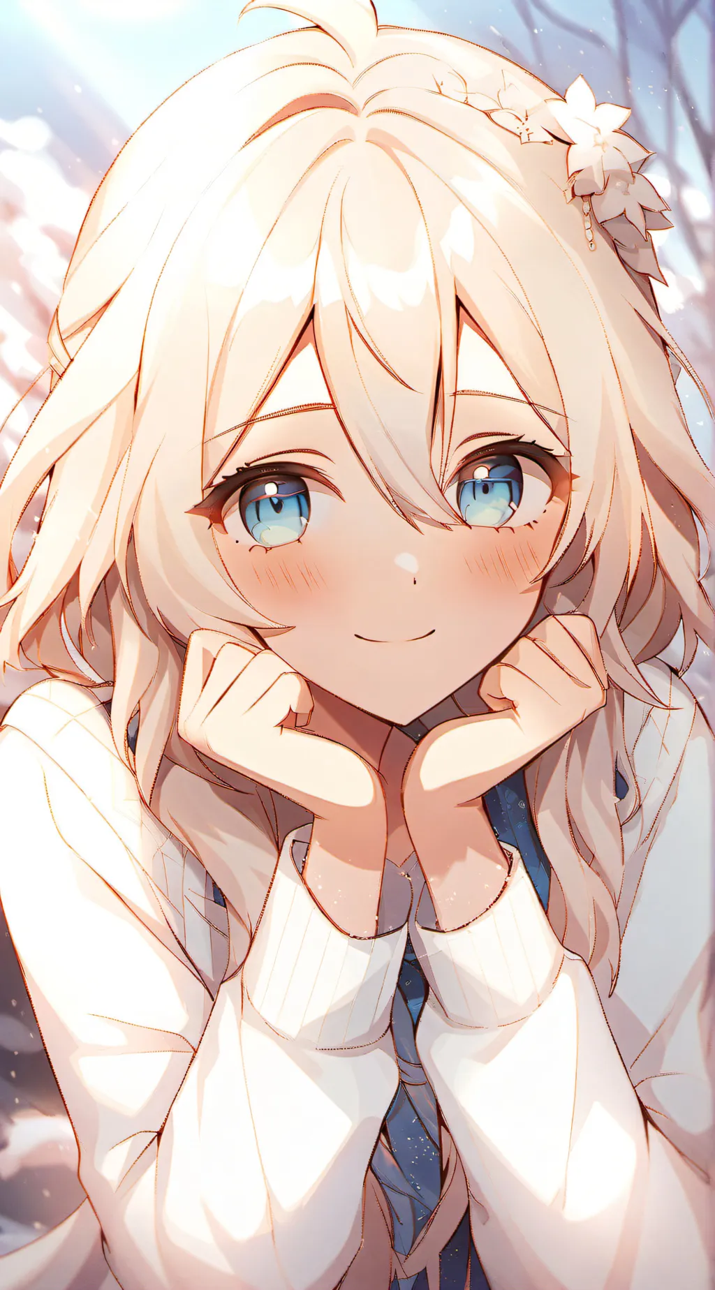 ai character: Blossom  background