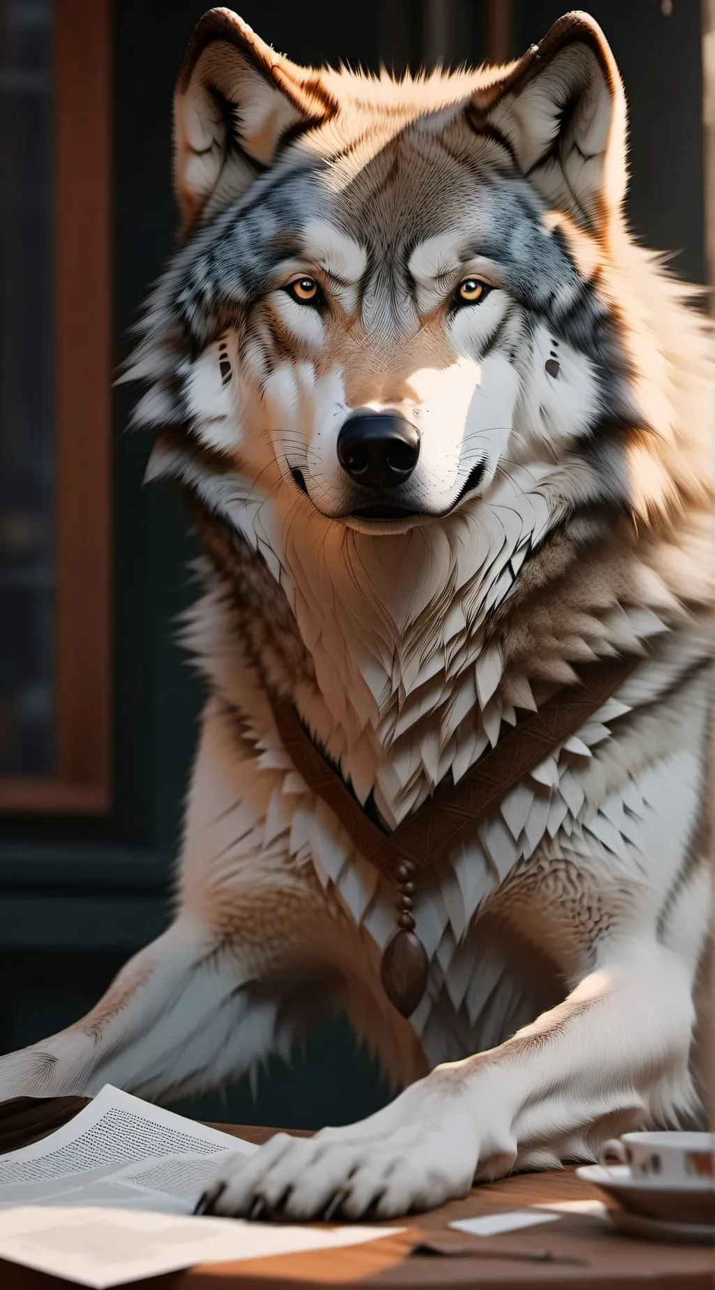 ai character: Omegaverse test background