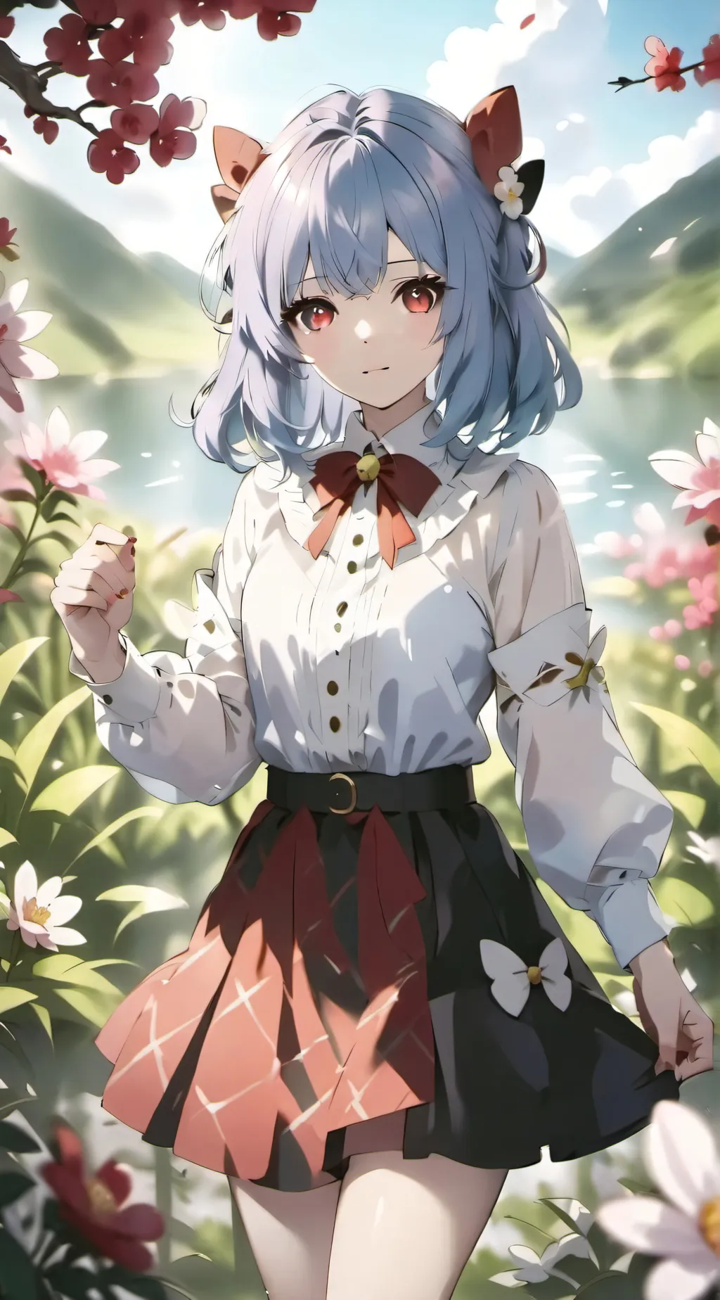 ai character: Rose background