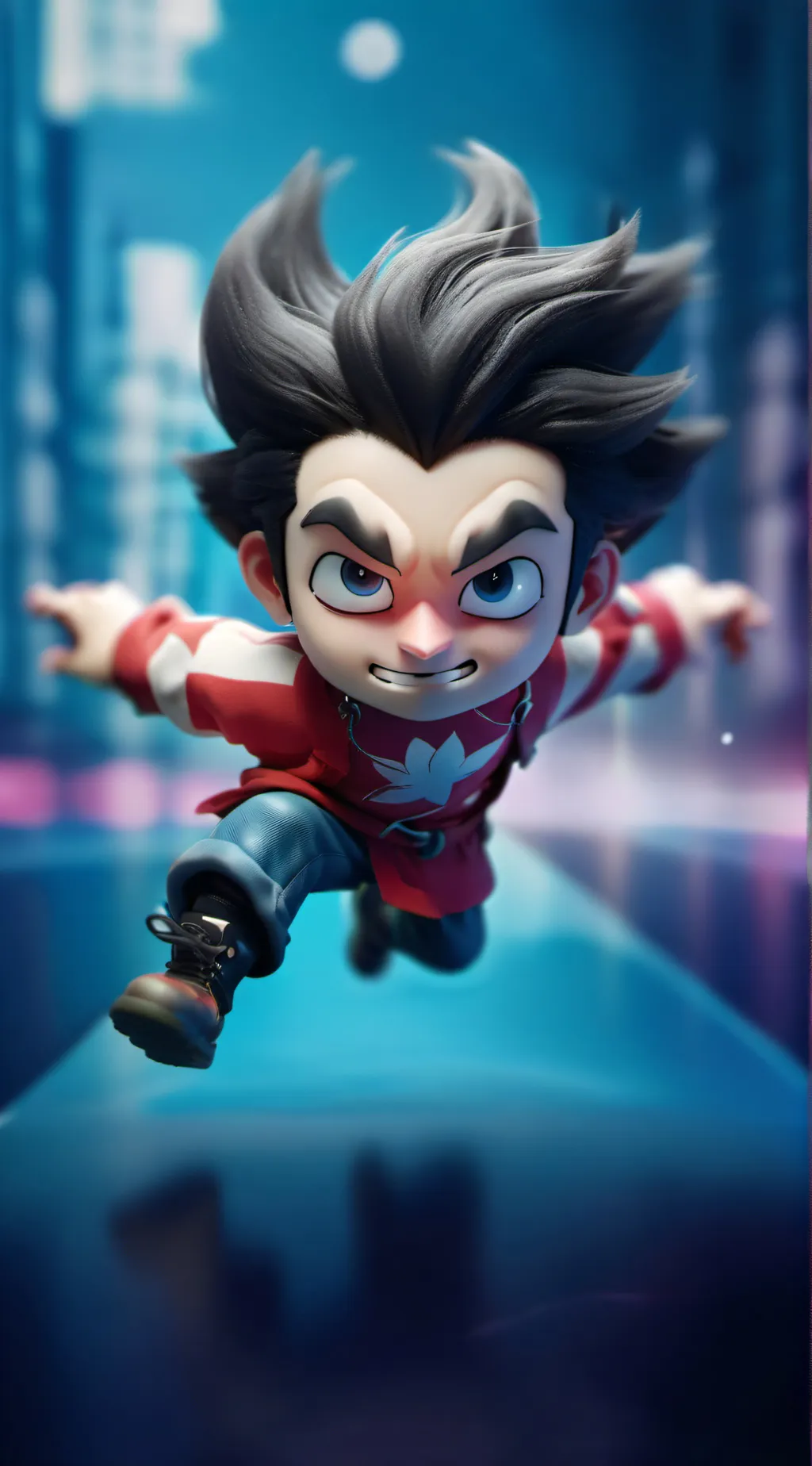 ai character: Cat  background