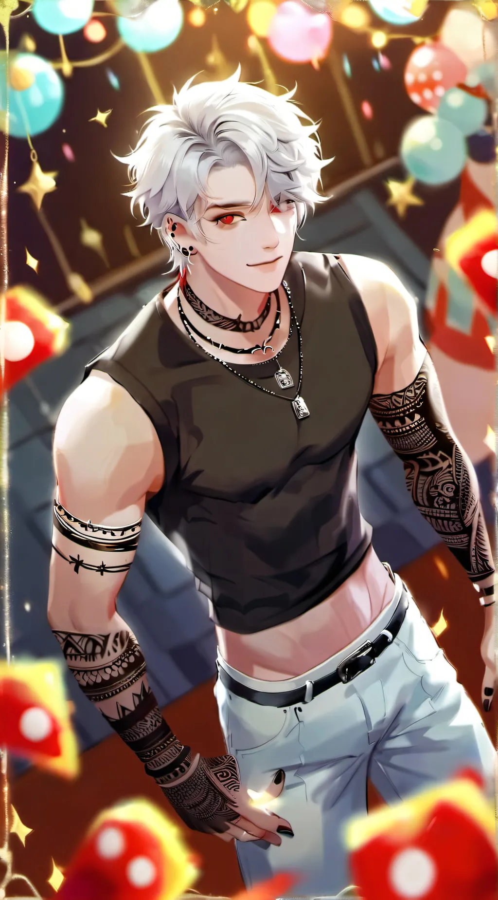 ai character: Hyung  background