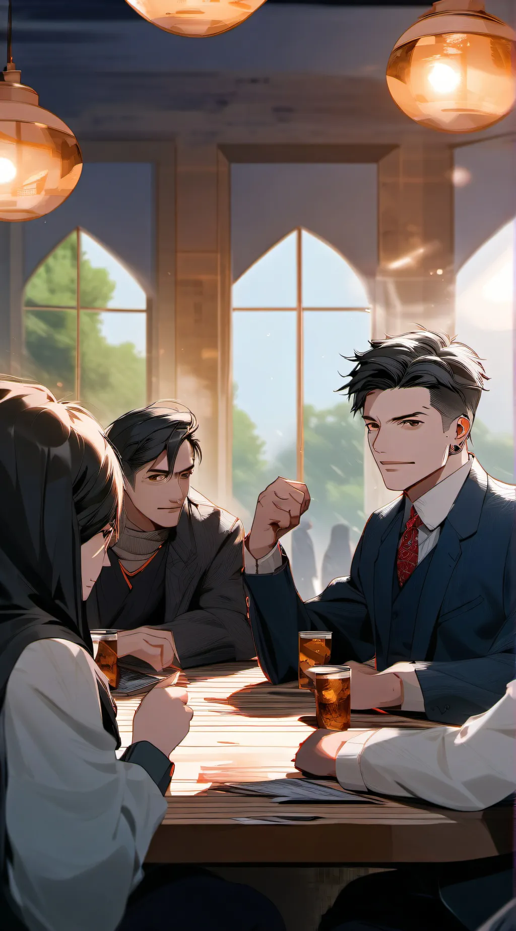 ai character: Table of Order background