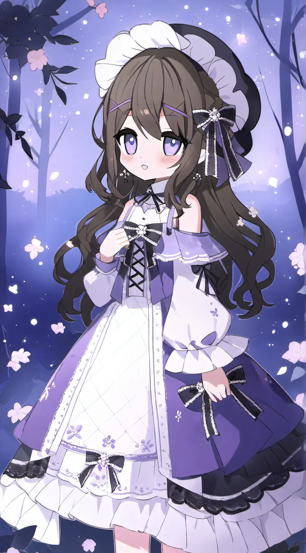 ai character: My old gacha oc  background