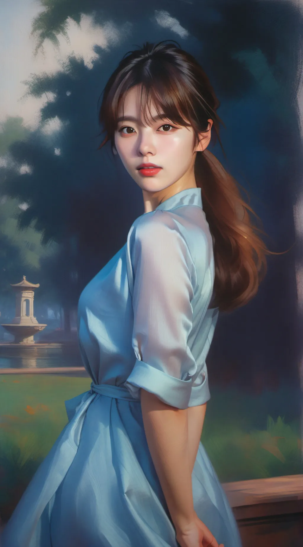 ai character: Lily background