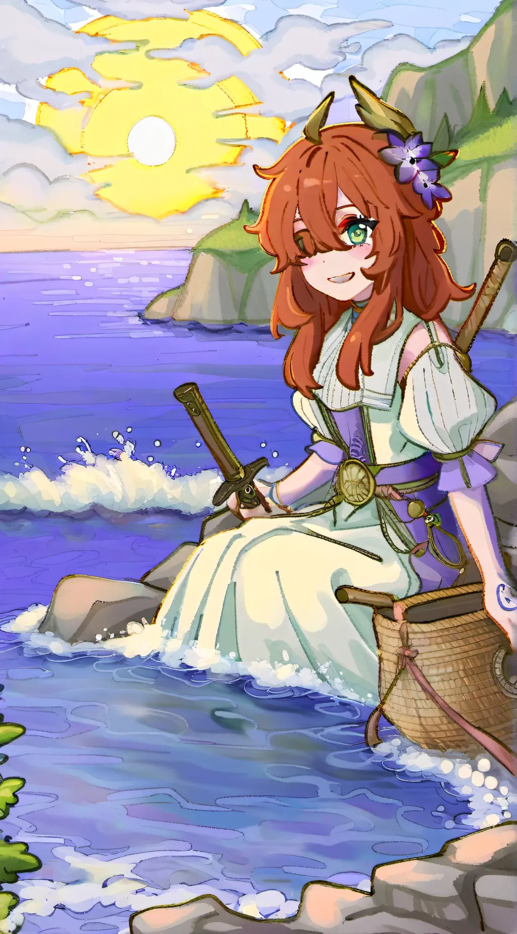 ai character: afton fireworks  background