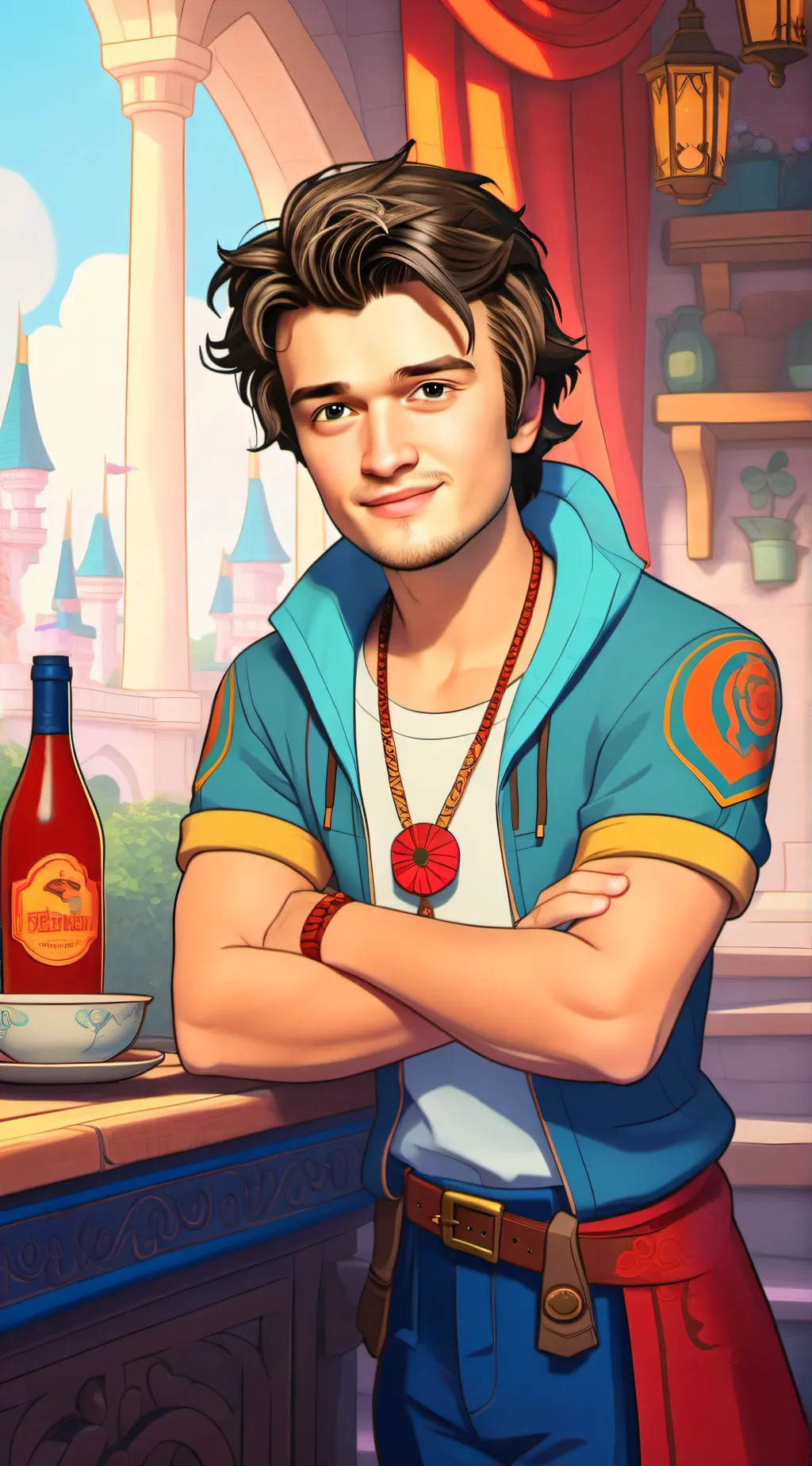 ai character: Joe Keery background